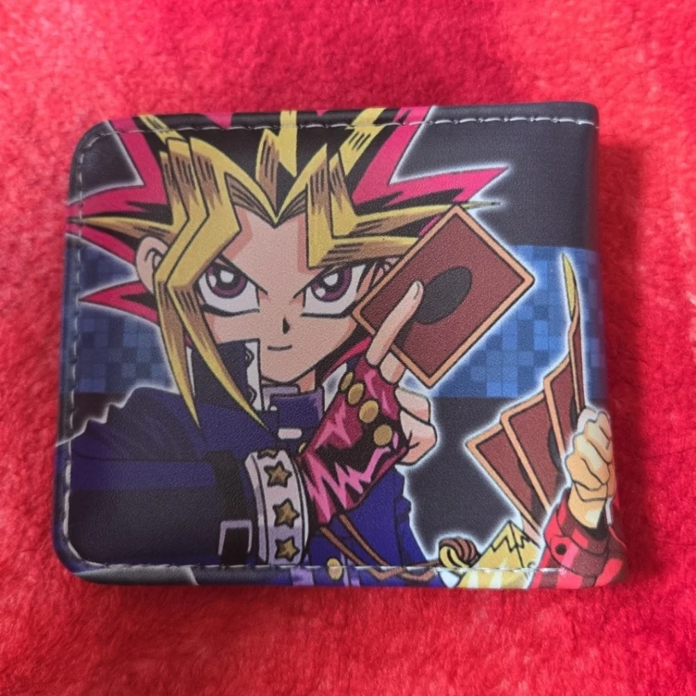New yugioh anime manga leather wallet